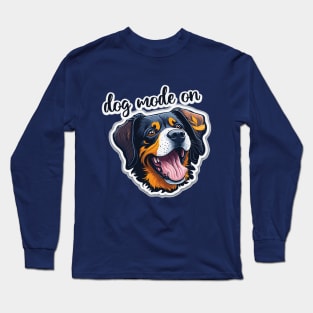 dog mode on Long Sleeve T-Shirt